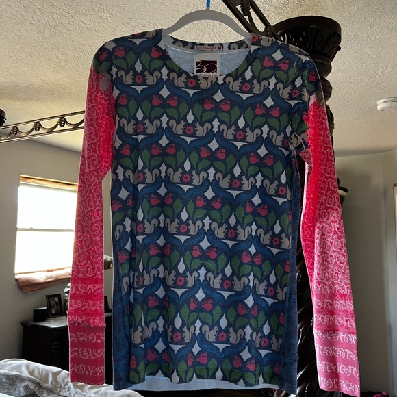 Small whimsical squirrel long sleeve thermal. - Picture 1 of 1